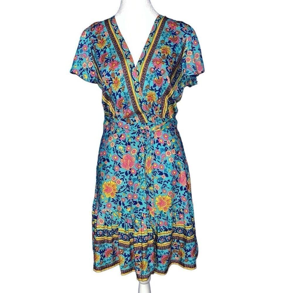 ‎R. Vivimos floral wrap dress 4/6